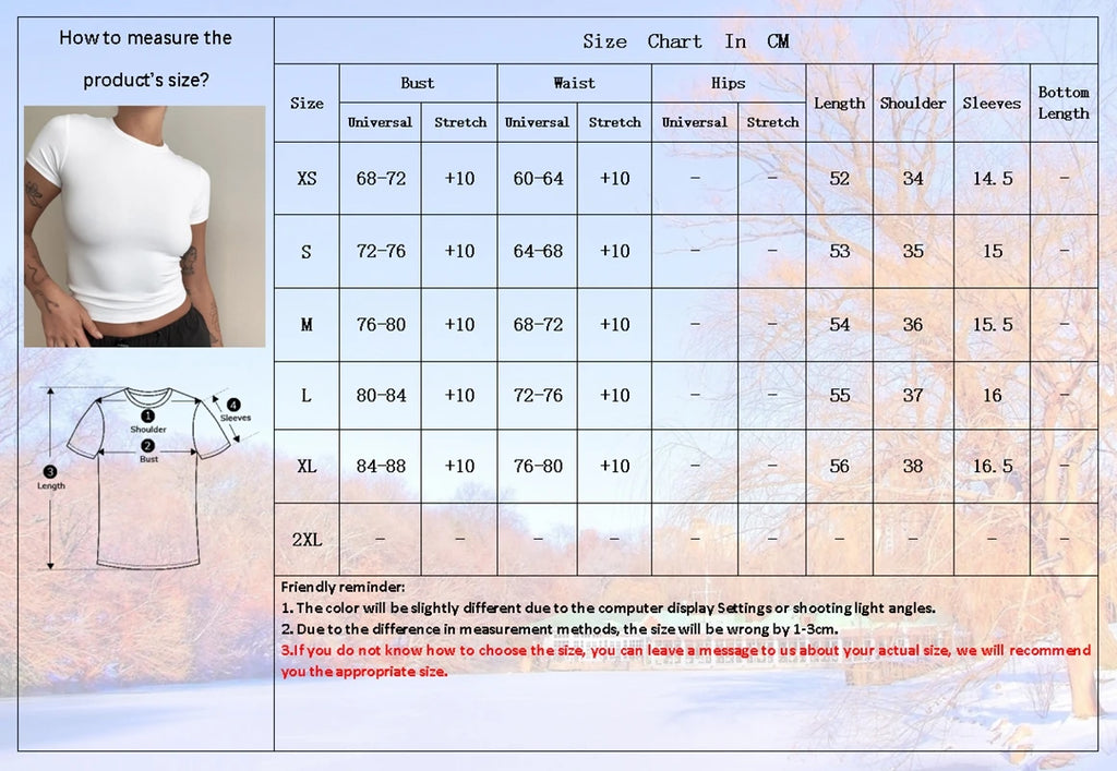 T-shirt Slim Fit Tops Female