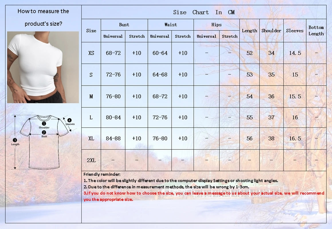 T-shirt Slim Fit Tops Female