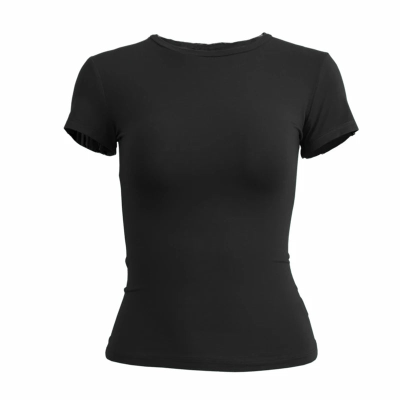 T-shirt Slim Fit Tops Female