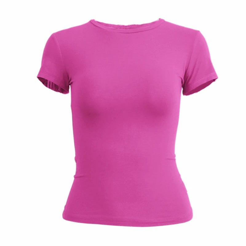 T-shirt Slim Fit Tops Female