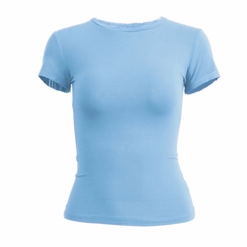 T-shirt Slim Fit Tops Female